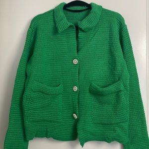Knitted oversized cardigan